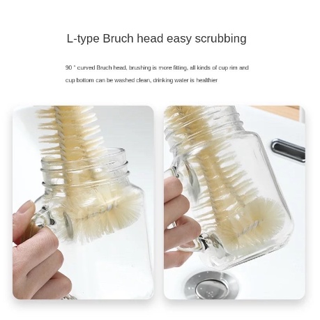 Sikat Pembersih Botol Susu Tumbler Gelas Cangkir Termos Bahan Nylon