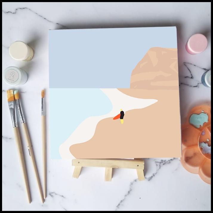 

Paint By Number Lukisan Pantai Beach Canvas 20X20 Cm