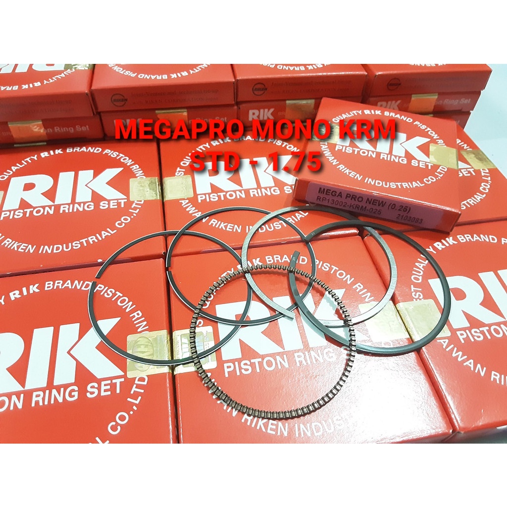 RING PISTON MEGAPRO MONO RIK RIKEN ORIGINAL