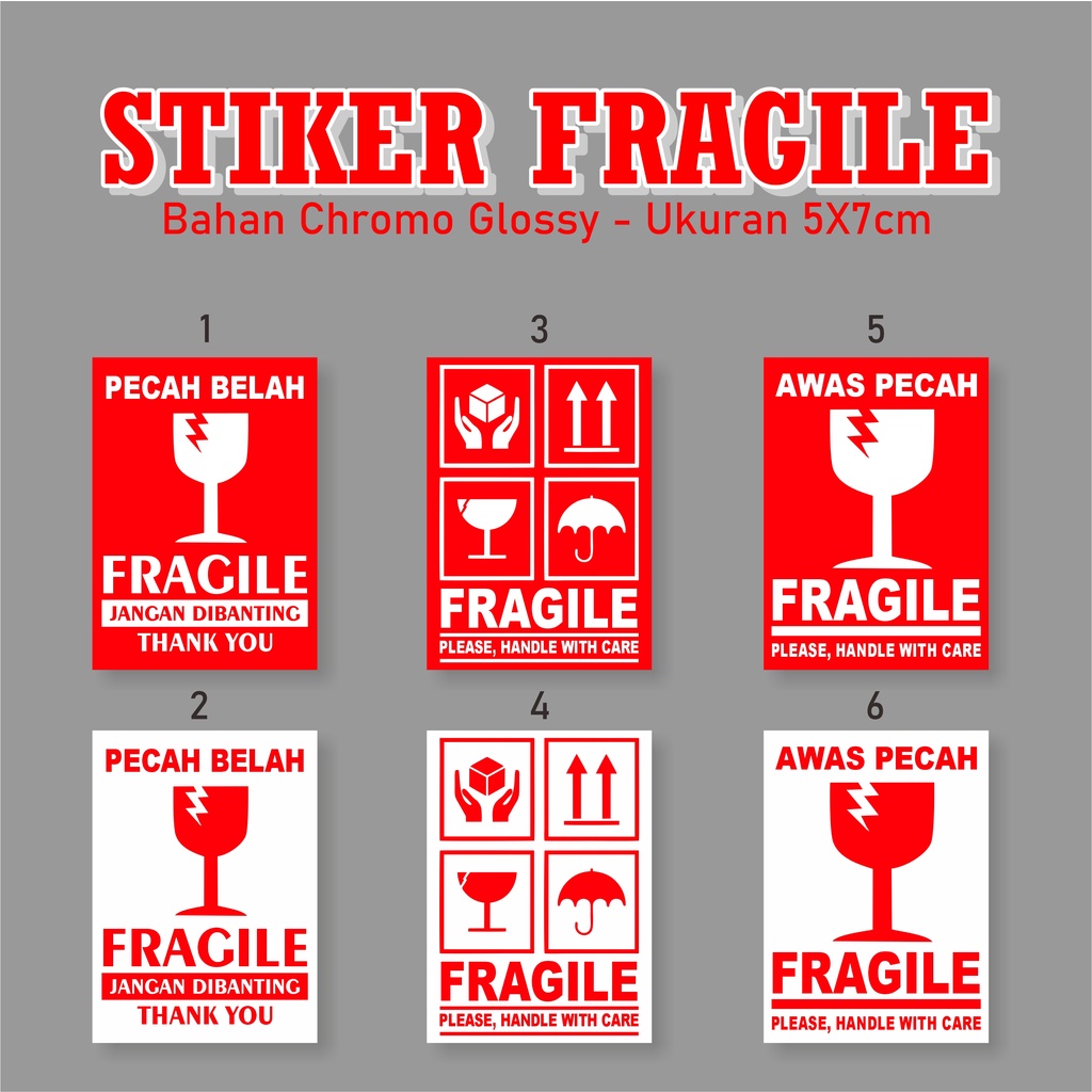 

STIKER FRAGILE PENGIRIMAN POTRAIT UKURAN 5X7 CM