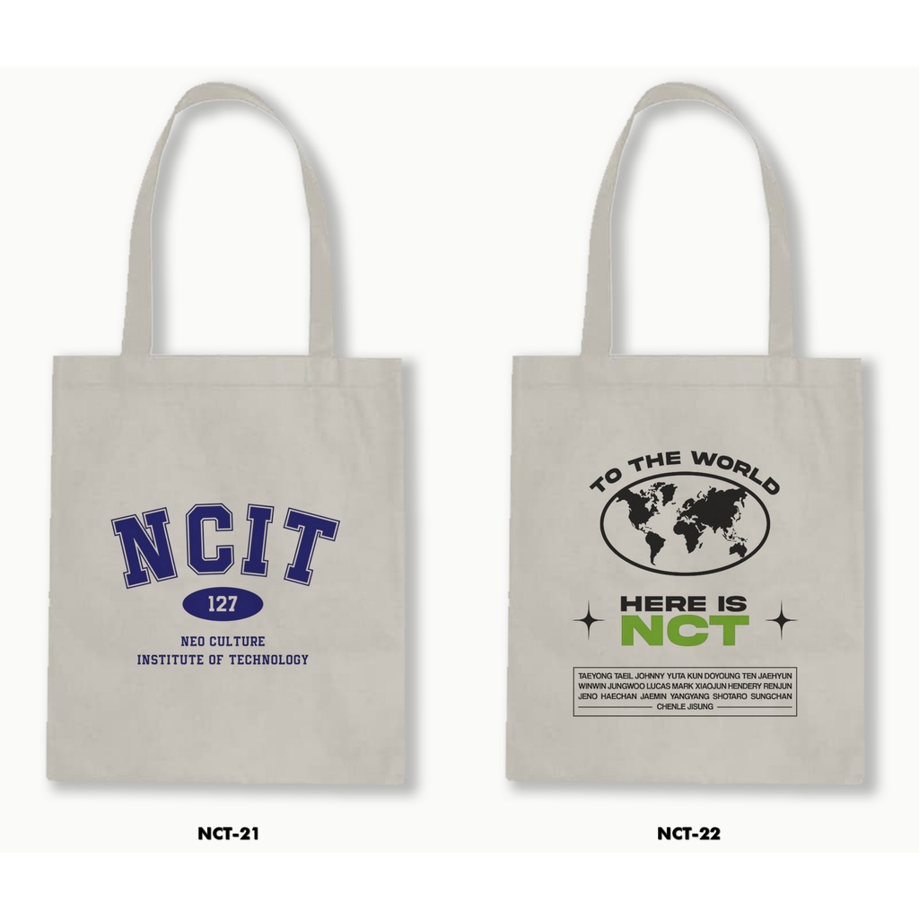 TOTE BAG RESLETING - NCT / KPOP 02