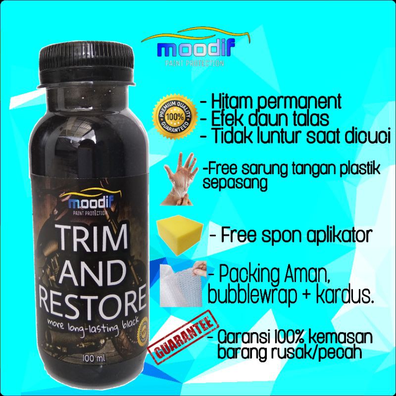 Penghitam Kendaraan Trim Restore 100ml