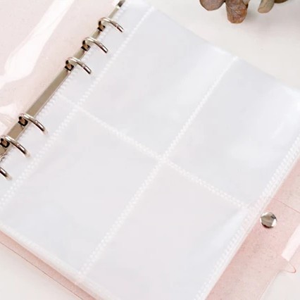 Binder A6 Wide Photo Album Binder Album + 25 lembar inner sleeve 4P