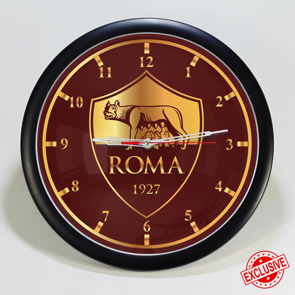 (ISTIMEWA &amp; BAGUS) JAM DINDING AS-ROMA - MARUN LIMITED EDITION