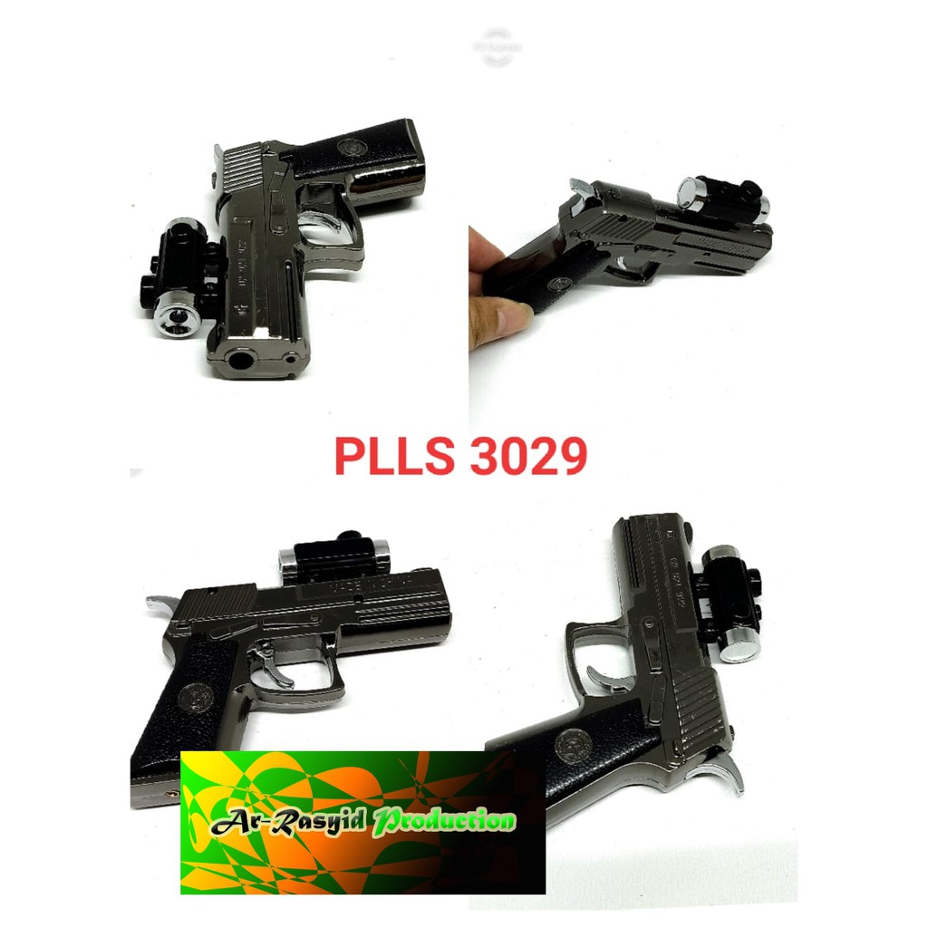 Korek Api Las Pistol Mini Laser dan Senter 3029