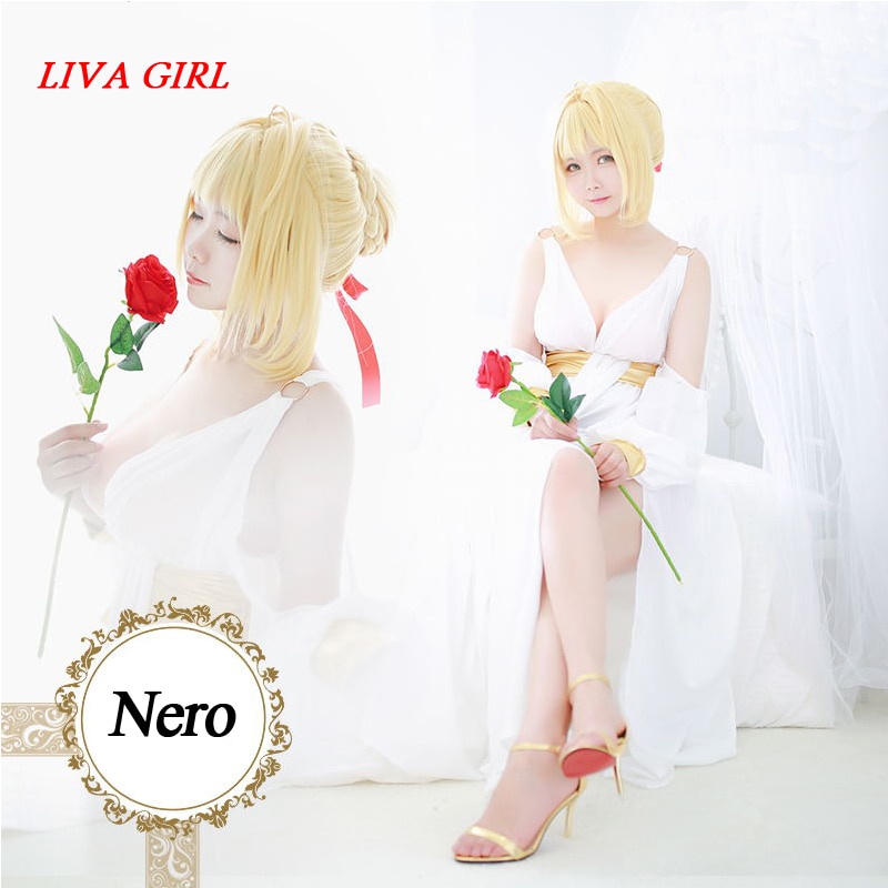 PREORDER New Anime Saber Nero Cosplay Costume Fate Grand Order FGO Saber Cosplay Fate Grand Order EX