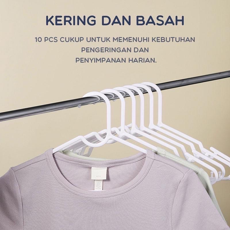 Hanger baju / gantungan baju 10pcs