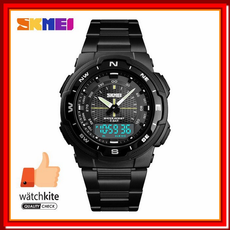 Jam Tangan Pria Skmei Skmie Sport Cowok Digital Original Anti Tah AT764 Skmei 1370 Jam Tangan Pria D