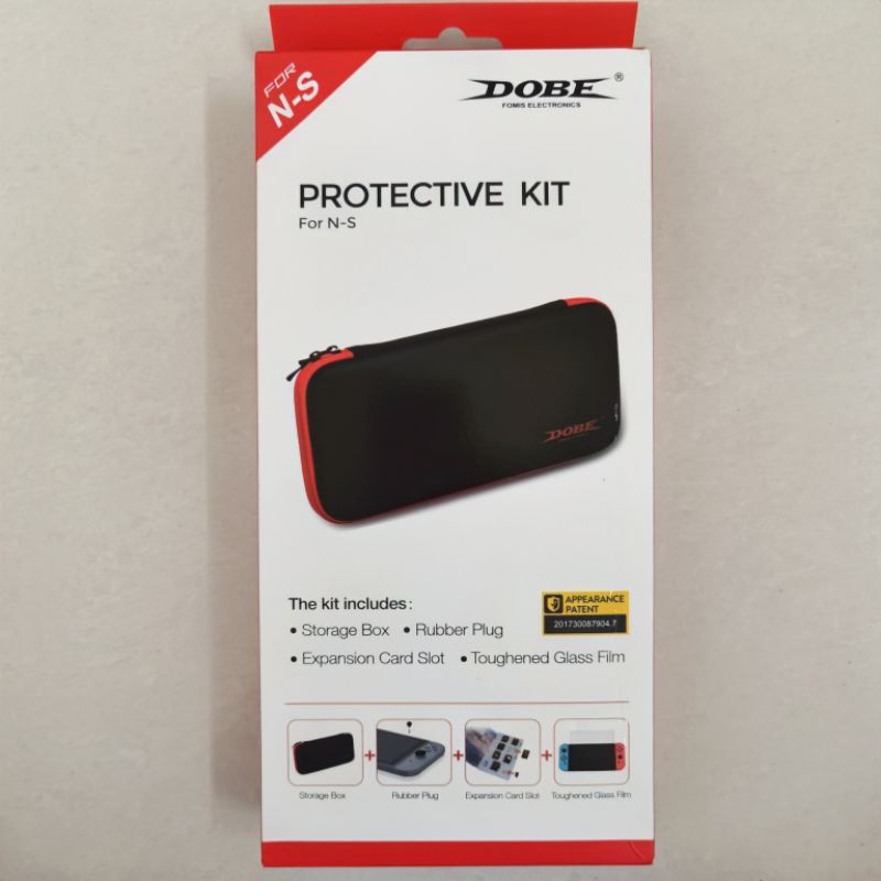 Dobe Protective Kit Nintendo Switch v1 v2 Pouch Carry Case Casing Bag TNS 874