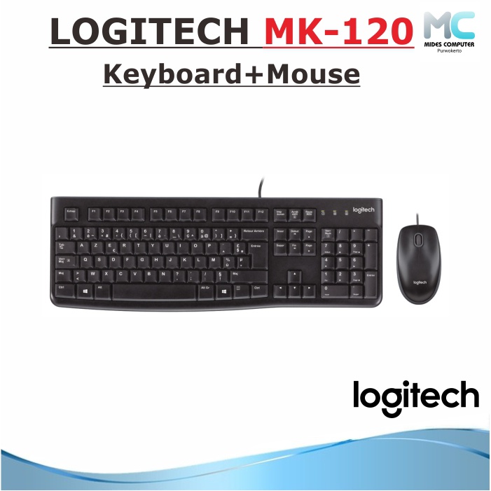 Keyboard+Mouse USB Logitech MK-120