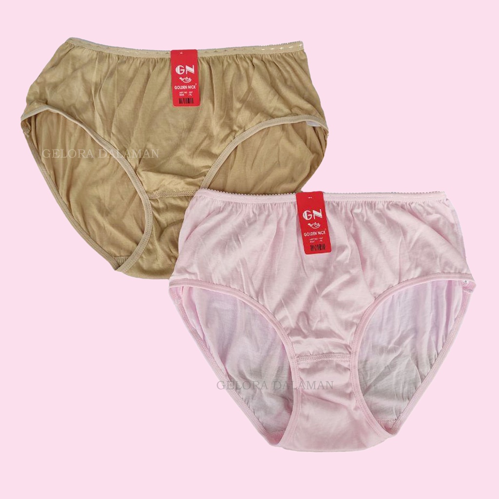 1 Pcs Celana Dalam Wanita Pakaian Dalam Polos Cd Terlaris Real Pick