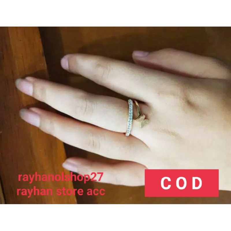 CINCIN XUPING MOTIF BINTANG BARIS PERMATA TERBARU