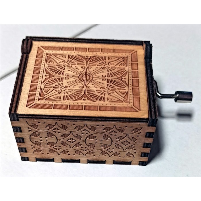 MUSIK-KOTAK- MUSIC BOX LORD OF THE RING - KOTAK MUSIK - VINTAGE -KOTAK-MUSIK.