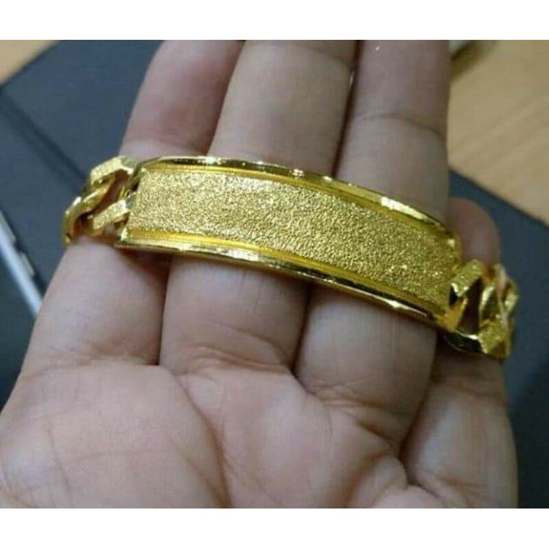 Gelang Emas Asli Kadar 99 9 24k Model Dof Pasir Dewasa Shopee Indonesia