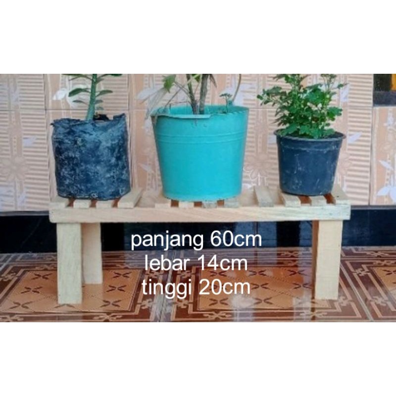 rak bunga / rak bunga kayu /rak bunga minimalis