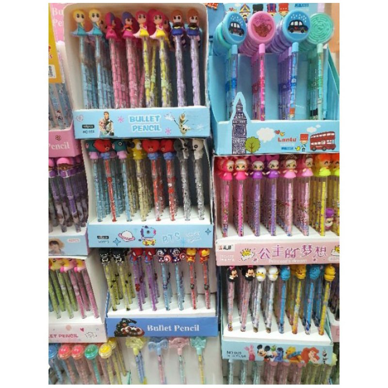 

pensil lantu/lantu bensia/pensil cabut lucu/pensil bongkar pasang