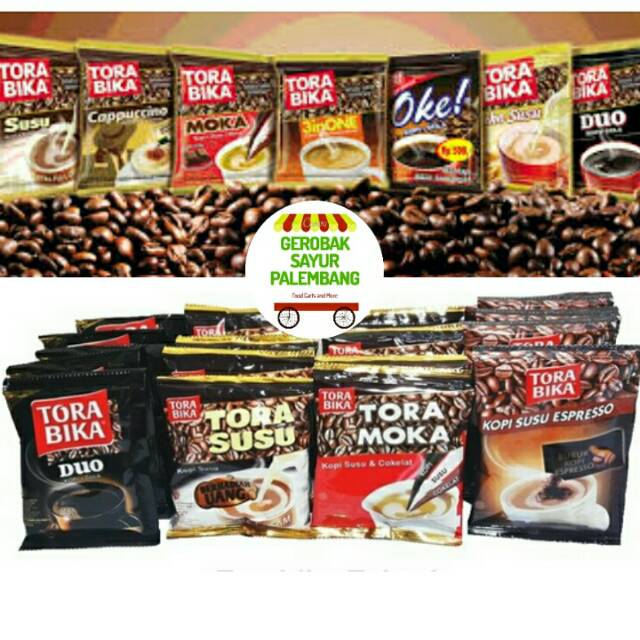 

Torabika kopi duo/ Tora Susu/ Moka/ Cappucino (renceng)