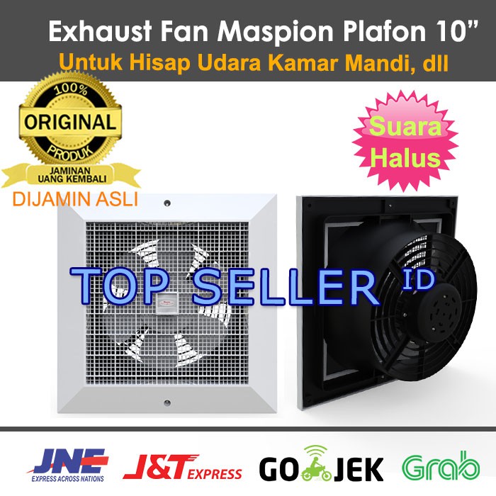 Maspion Exhaust Fan CEF-25 Ceiling Plafon Kipas Angin Hisap Udara Bau Asap Langit Dak Dapur WC Hexos