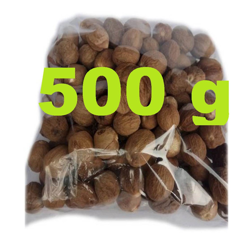 

500 gram Biji Pala Kupas Bulat