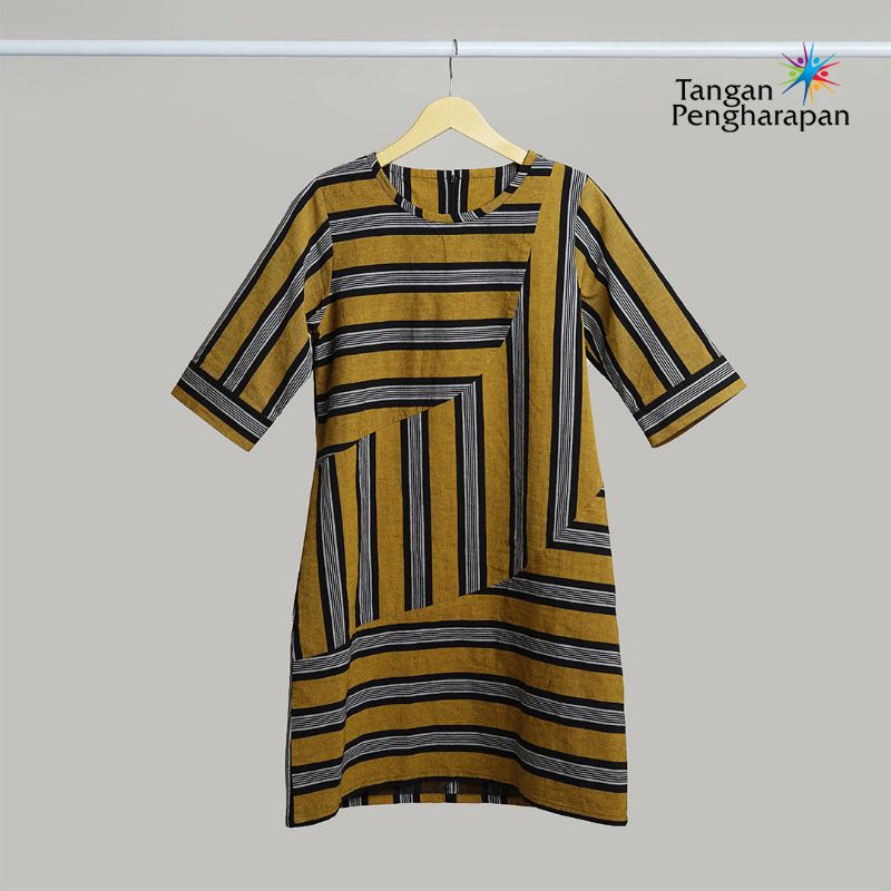 Tunik Batik Lurik - Batik Tangan Pengharapan - Baikan