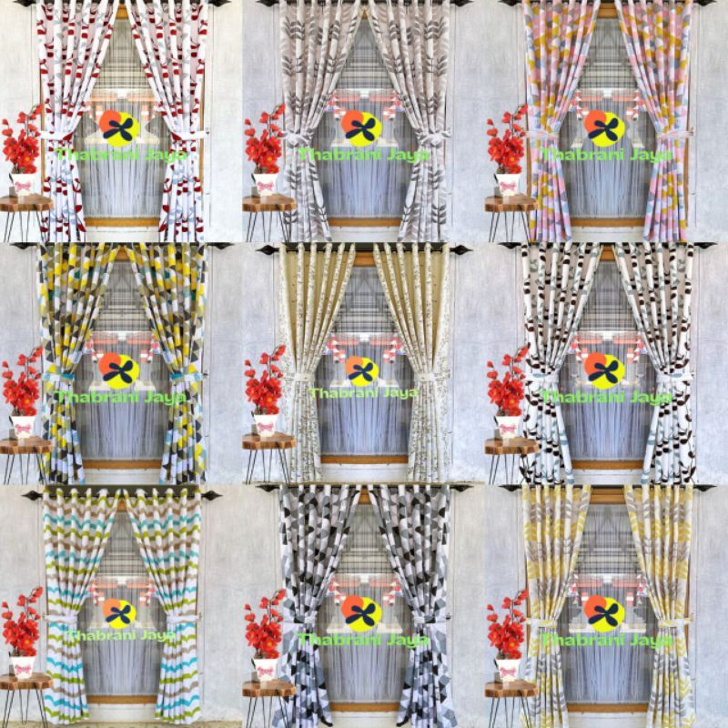 tinggi 250 cm gorden jendela dan pintu minimalis satin bridal abu pink hijau merah coklat kuning bir