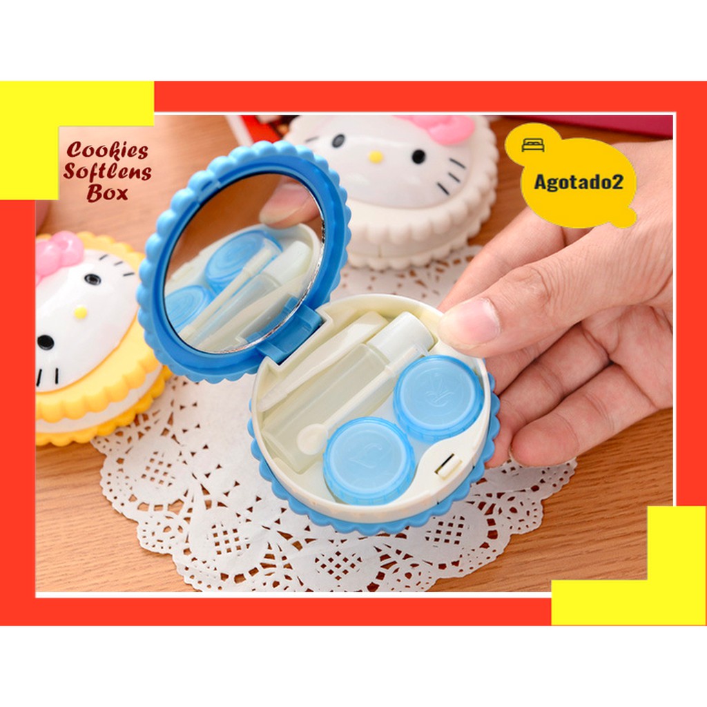 

Cookies Softlens Box HELLO KITTY (Kotak softlens bentuk Cookies)