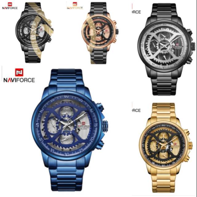 Termurah Jamtangan pria New Naviforce NF9150M Chronograph original