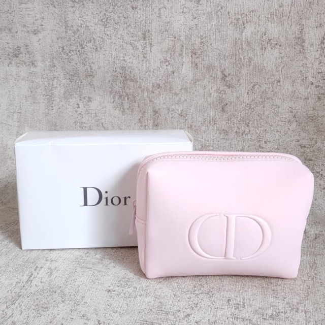Pouch kosmetik dior / pouch dior pink 