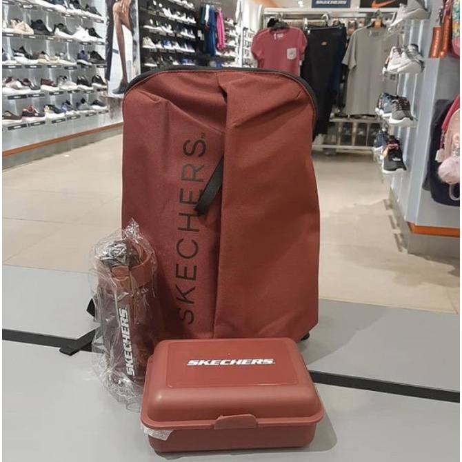

Tas Skechers 3in1, Tas, tempat makan plus bottol minum