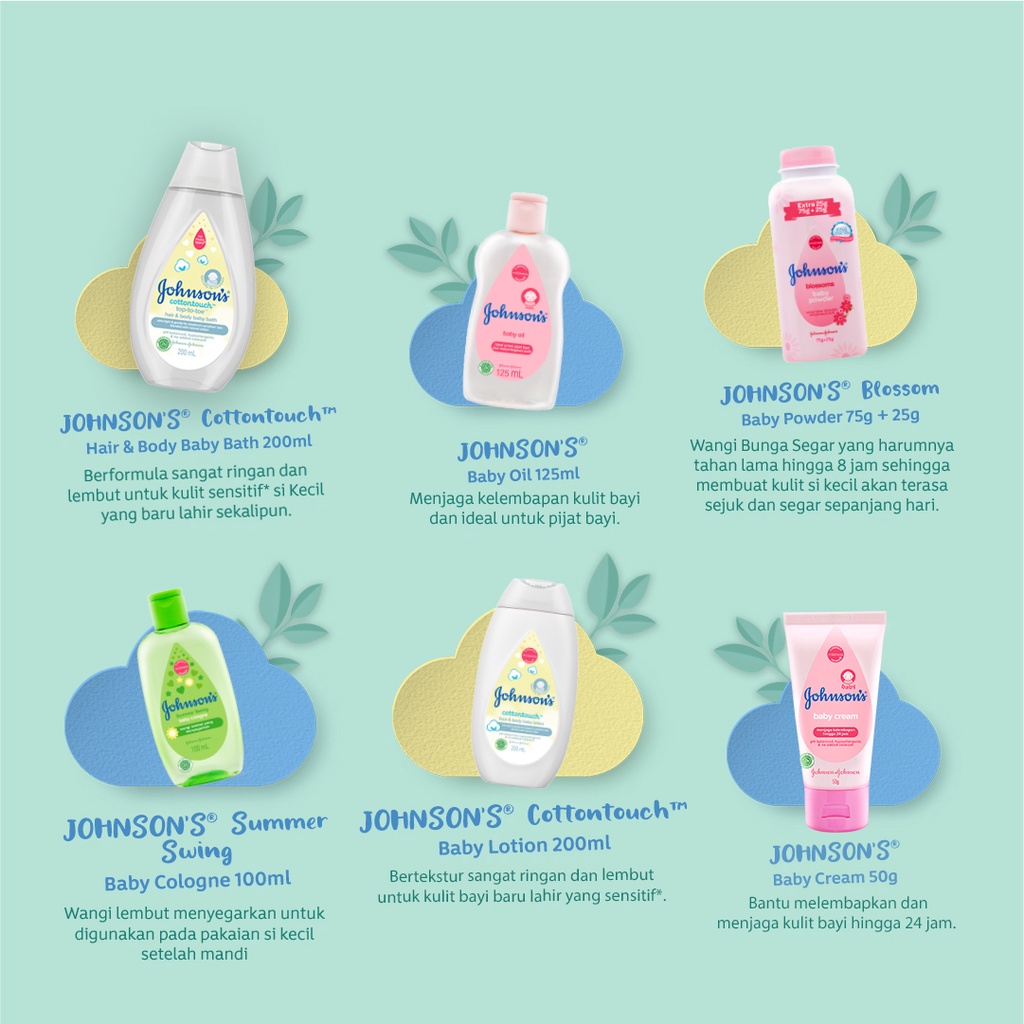 JOHNSON'S Premium Baby Gift Set - Paket Hadiah Bayi