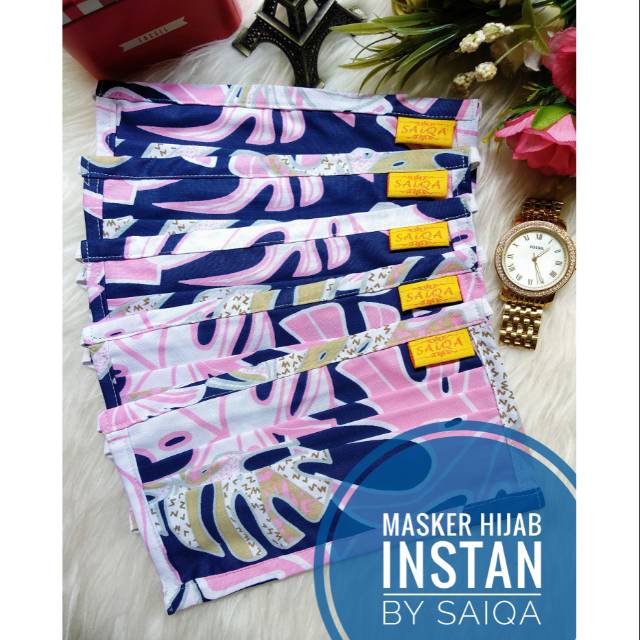 Masker Hijab Instan SAiQA