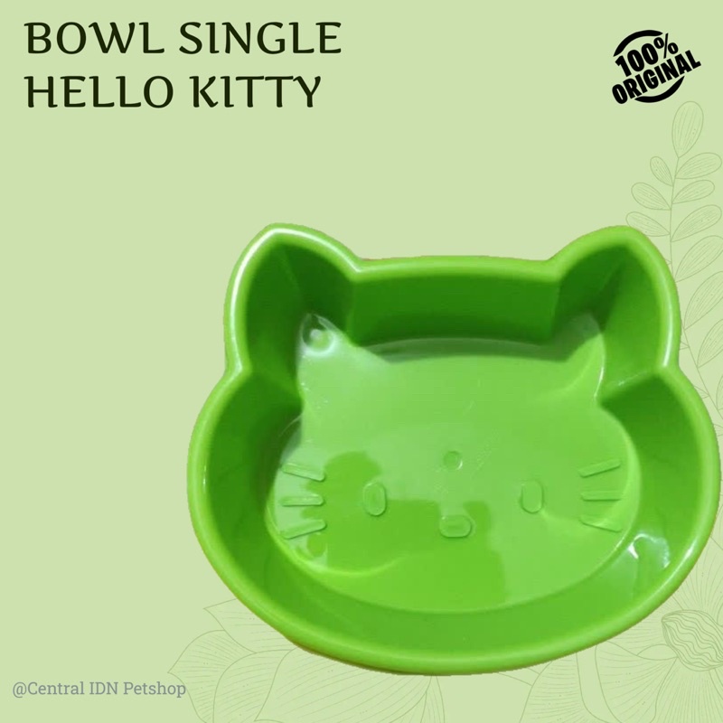 TEMPAT MAKAN KUCING ANJING HELLO KITTY - BOWL SINGLE HELLO KITTY