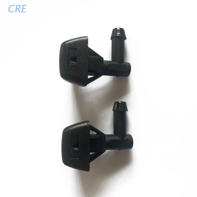 Cre 2pcs Nozzle Spray Jet Washer Wiper Kaca Depan Mobil 30655605 Casing Untuk S60 V70 XC70