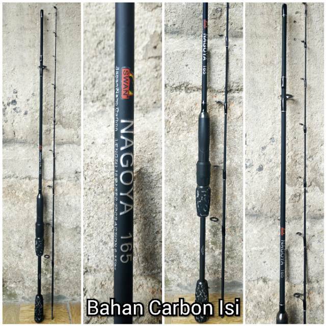 Joran Swan NAGOYA JAPAN STILE Panjang 1,65 Meter Bahan Carbon Isi