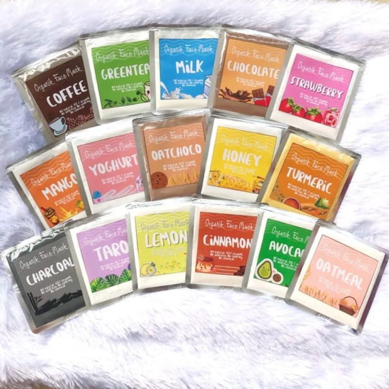 Face Mask Organic 5gr Paket Murah Masker Organic