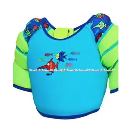 Zoggs Water Wings Vest Zip Pelampung Renang Anak Pakai Tangan 2-3year Tahun Zog Zogg Zoogs Wing Hijau Orange Belajar Renang Untuk Anak Hand Swim Float