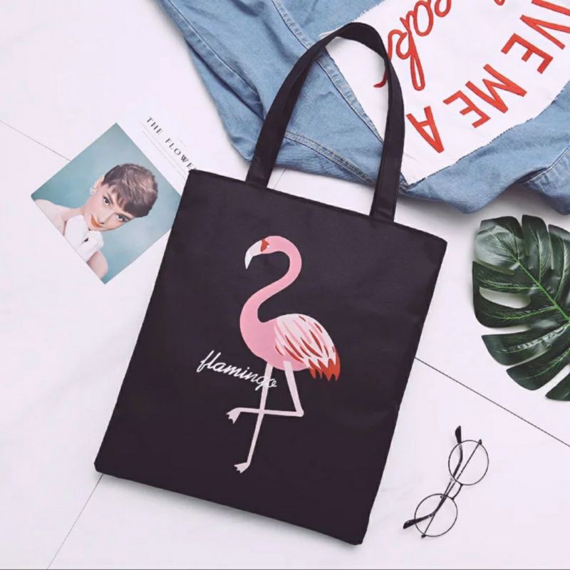 dem_sare / DS1040 - Flamingo Tote Tote Bag Tas Tote Termurah