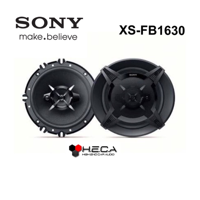 SONY XS-FB1630 Speaker Mobil Coaxial XSFB1630 XS FB 1630 3Way 6.2" [ORIGINAL]