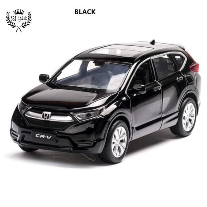 Star Diecast Miniatur Mobil Honda Crv Suv Scale 1:32 Metal Collection - Hitam Murah