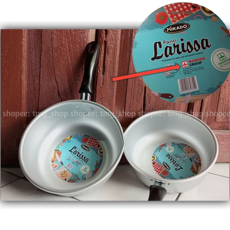 [REALPICT] MASPION PANCI LARISSA 18 CM panci mie susu sayur soup sop alumunium tebal gagang panjang 