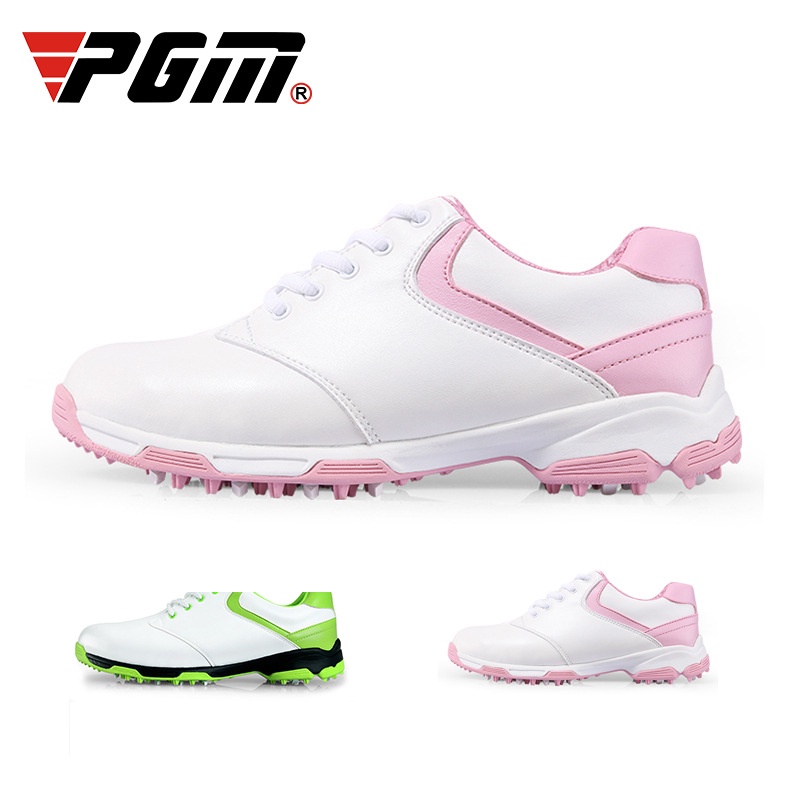 Sepatu Golf PGM Sepatu Golf Wanita Anti-Slip Sikat Sepatu Tahan Air  Sepatu Olahraga Sepatu Wanita