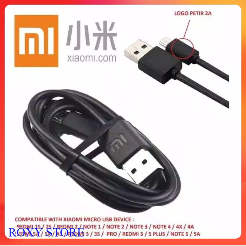 Kabel Data Micro USB Xiaomi 2A