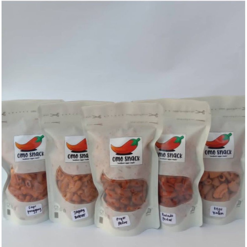 

CAMILAN MAKARONI PEDAS, ASIN, GURIH (omosnack)