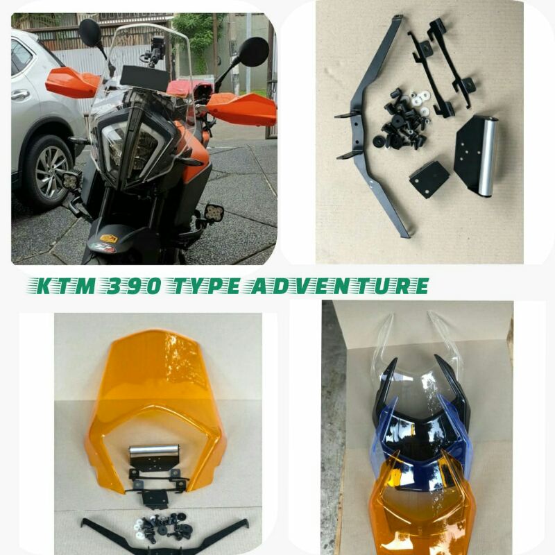 [BISA COD] WINDSHIELD KTM ADVENTURE 390 VISOR KTM ADVENTURE 390 TAMENG KTM ADVENTURE 390