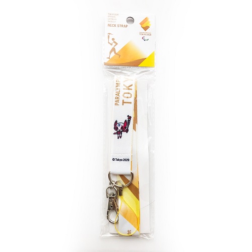 

ORIGINALS TOKYO OLYMPIC PARALYMPIC MERCHANDISE - NECK STRAP LANYARD PARALYMPIC TORCH RELAY MASCOT