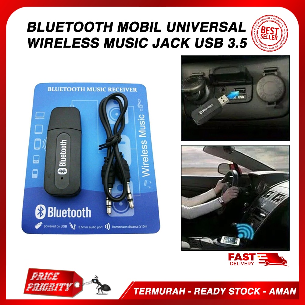 New Bluetooth Mobil Audio jack 3.5mm / Bluetooth Car Transmitter audio / Jack Audio To BLUETOOTH