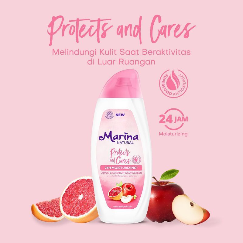 MARINA HAND AND BODY LOTION HBL 100 DAN 200 - MELEMBUTKAN MELEMBABKAN MENYEHATKAN KULIT