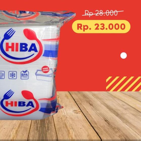 ☪ Thinwall HIBA 500ml 650ml 750ml 1000ml Rectangle / Thinwall Rectangle REC / Box Thinwall ֍