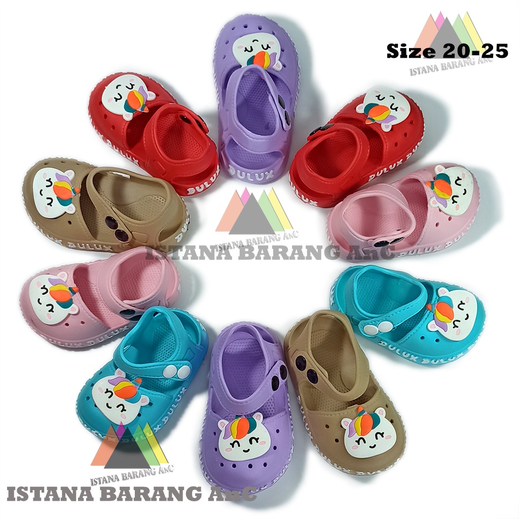 Sandal Anak Balita Motif Unicorn Lucu Dulux 376 E Ukuran 20-25 Sale