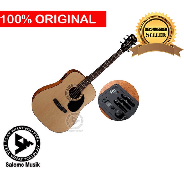 Gitar Akustik Elektrik Cort AD810E OP Original